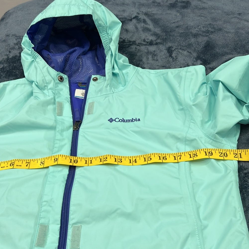 Columbia women’s waterproof jacket, aqua blue, size XL - Picture 4 of 10